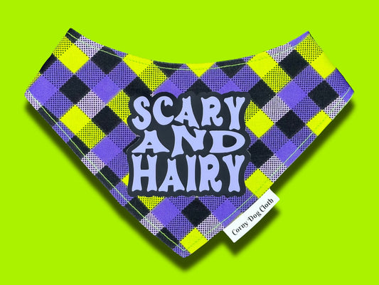 Scary and Hairy Purple Bandana
