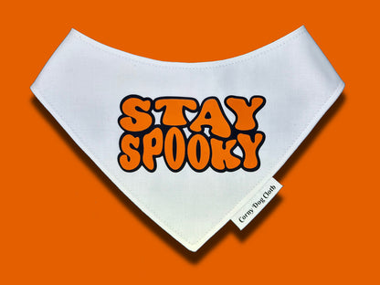 Stay Spooky White Bandana