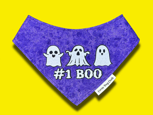 #1 Boo Shimmer Glitter Bandana