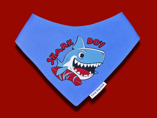 Shark Boy Blue Bandana