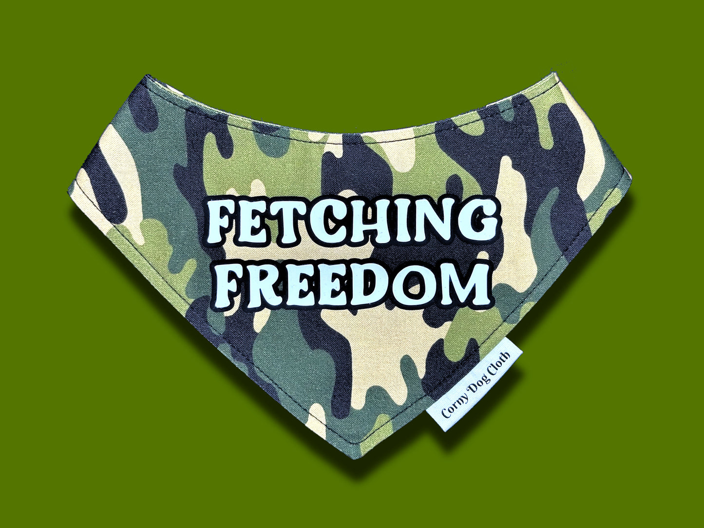 Fetching Freedom Camo Bandana