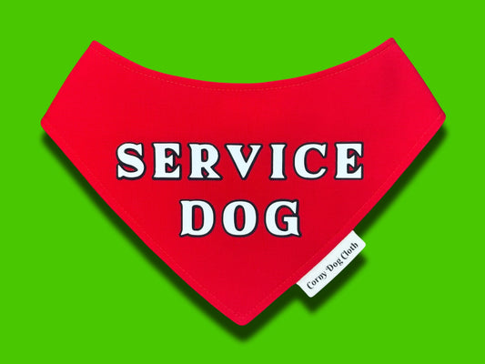 Service Dog Red Bandana