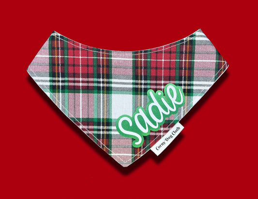 Timeless Plaid Custom Bandana