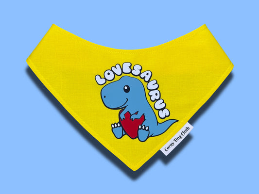 Lovesaurus Yellow Bandana