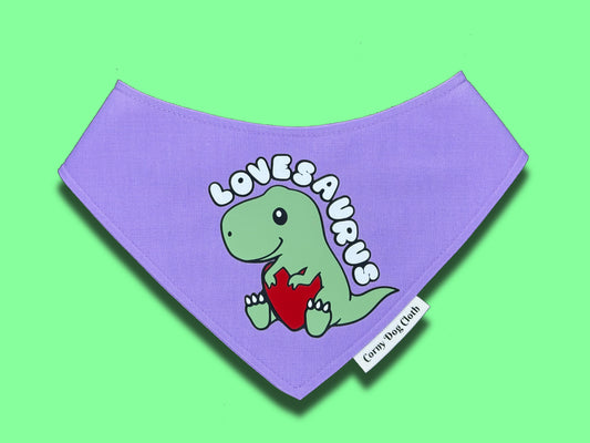 Lovesaurus Lilac Bandana