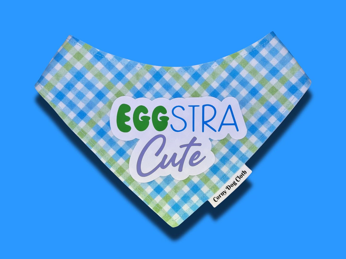 Eggstra Cute Plaid Bandana