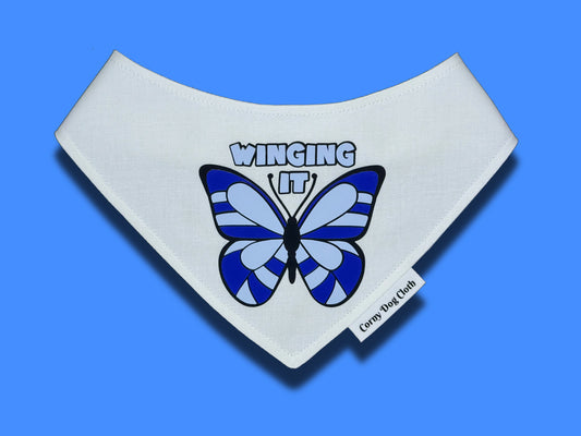 Winging It White Bandana