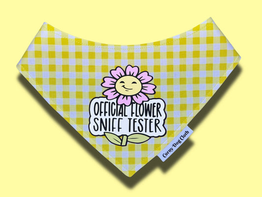 Official Flower Sniff Tester Yellow Bandana