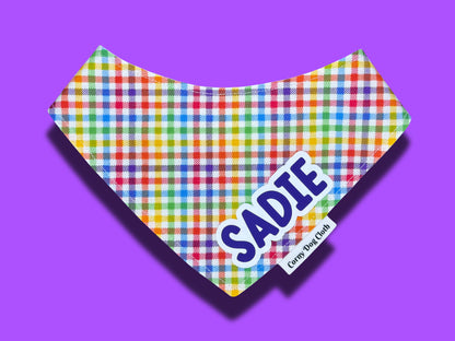 Rainbow Ruff Custom Bandana