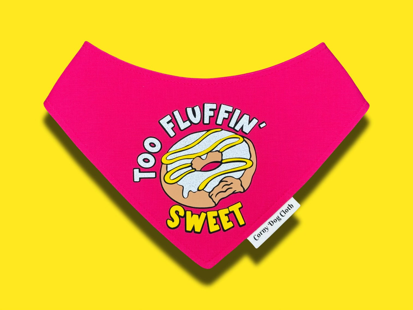 Too Fluffin' Sweet Raspberry Bandana