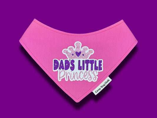 Dad's Little Princess Pink Bandana