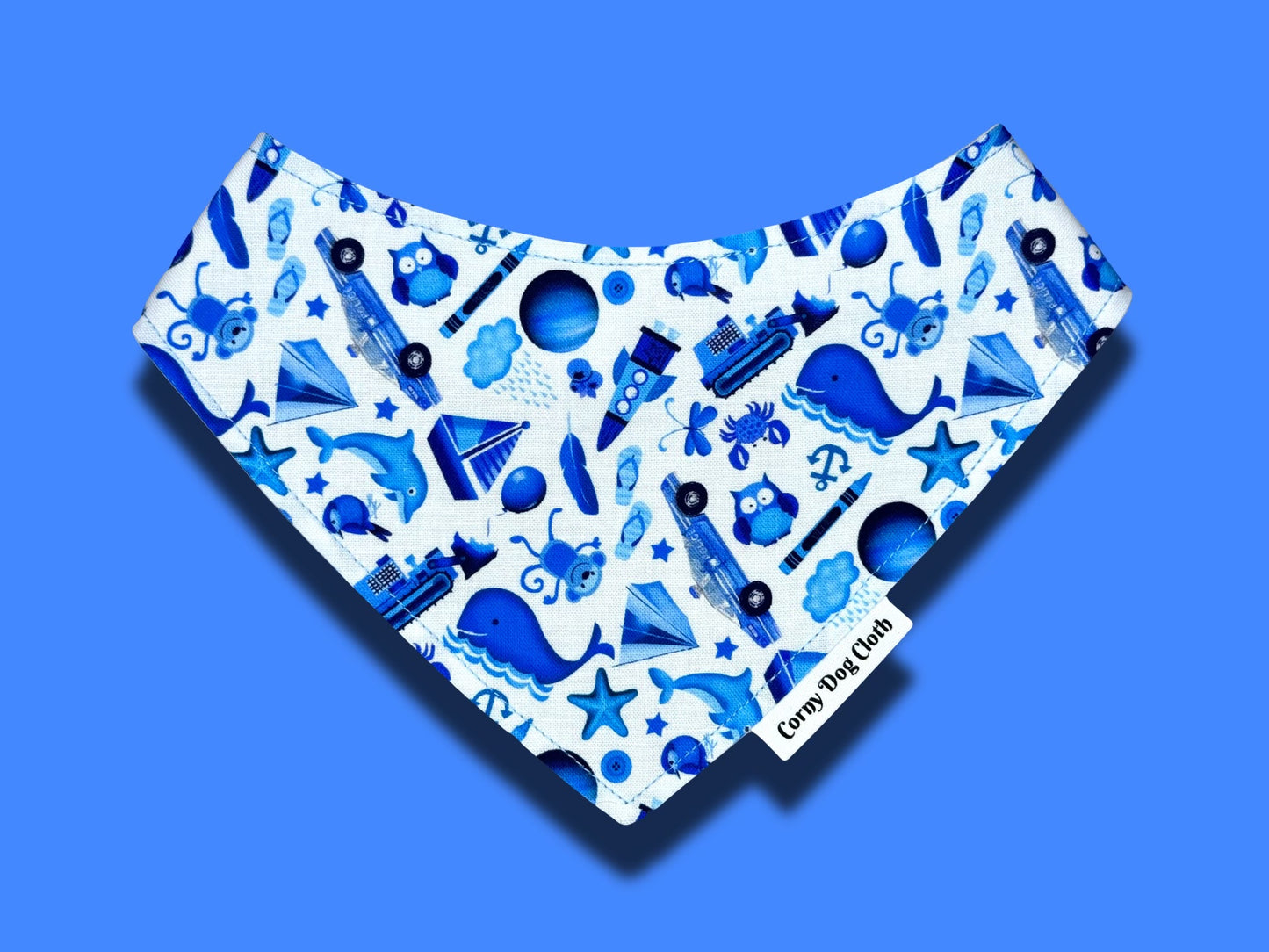 Bubbly Blue Custom Bandana