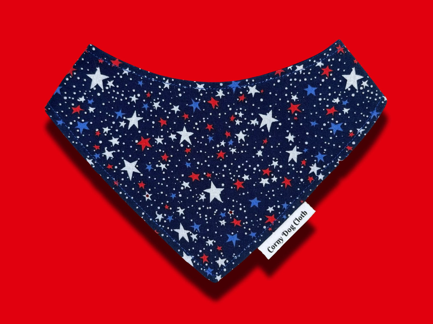 Red, White and Starry Custom Navy Bandana