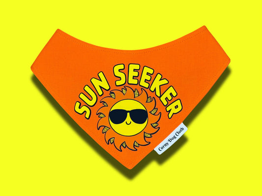 Sun Seeker Orange Bandana