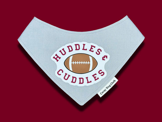 Huddles & Cuddles Gray Bandana