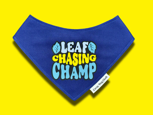 Leaf Chasing Champ Navy Bandana