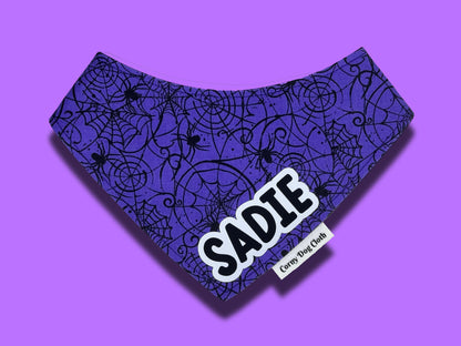 Spooky Webbed Custom Bandana