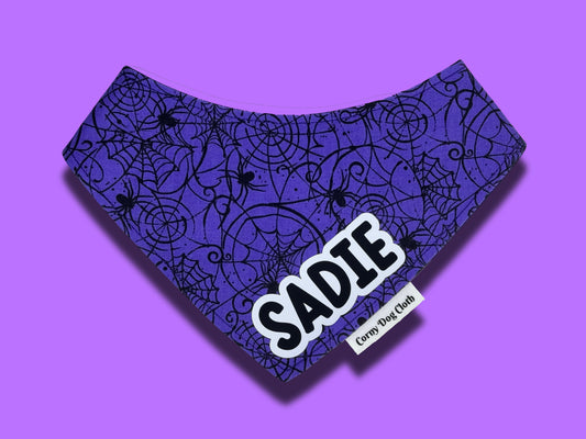 Spooky Webbed Custom Bandana