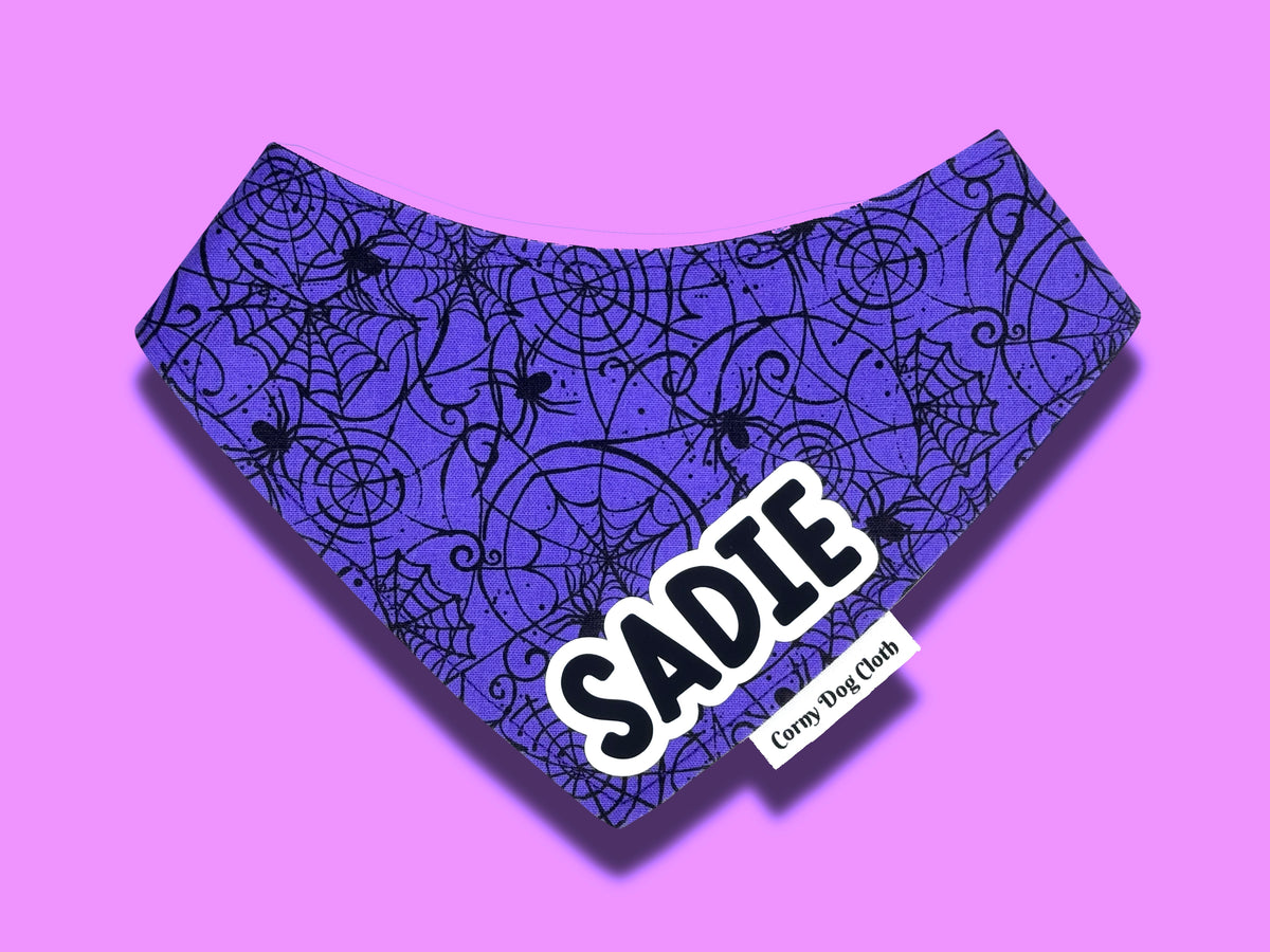 Spooky Webbed Custom Bandana