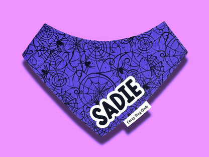Spooky Webbed Custom Bandana