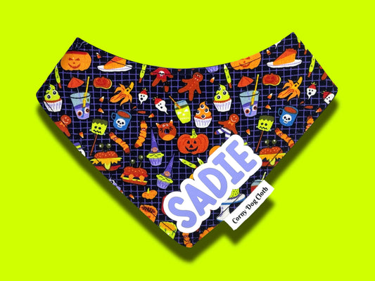 Spooky Treats Custom Bandana