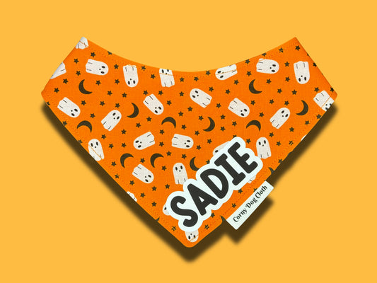 Spooky Spirit Orange Custom Bandana