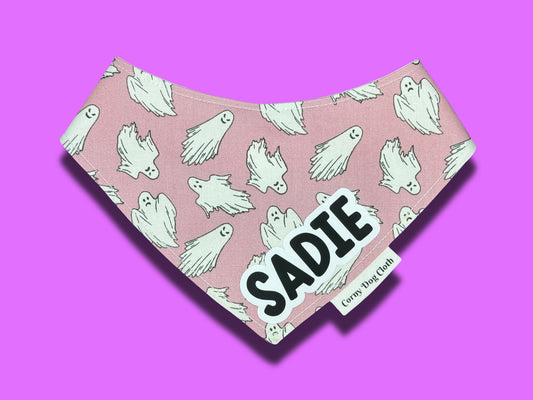 Boo-tiful Glow in the Dark Ghost Custom Bandana