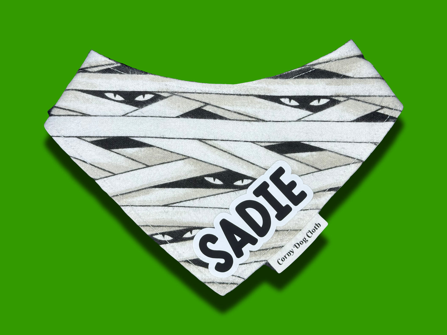 Mummy's Little Monster Glow in the Dark Flannel Custom Bandana