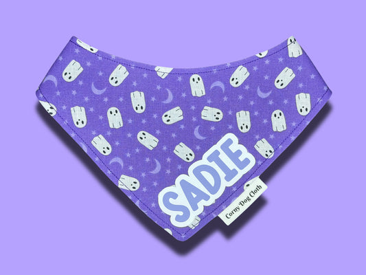 Spooky Spirit Purple Custom Bandana
