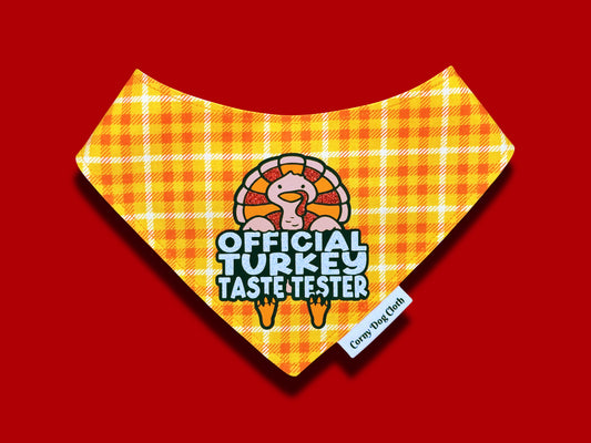 Official Turkey Taste Tester Bandana