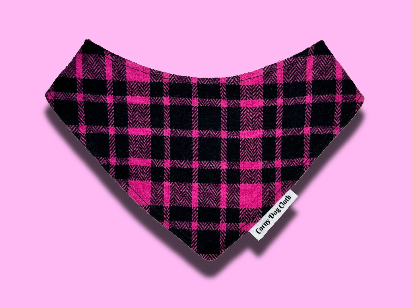 Midnight Blush Flannel Custom Bandana