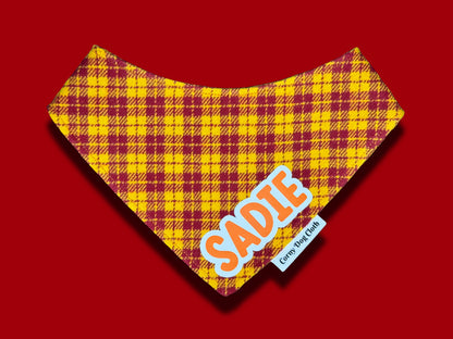 Sniff-Snuggle Flannel Custom Bandana