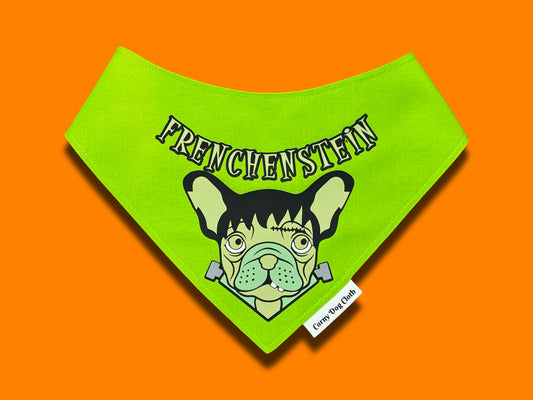 Frenchenstein Green Bandana