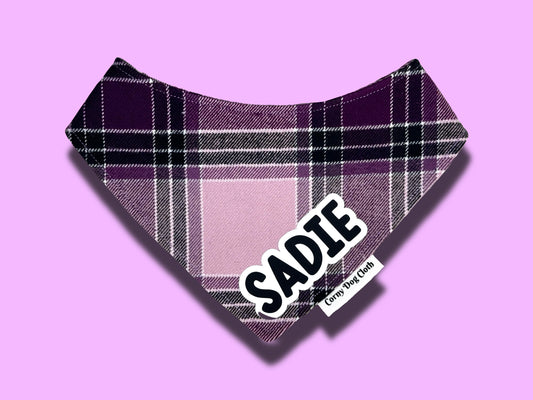 Berry Bliss Flannel Custom Bandana