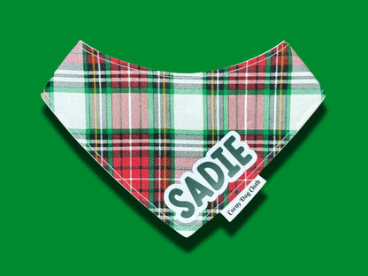 Timeless Plaid Custom Bandana