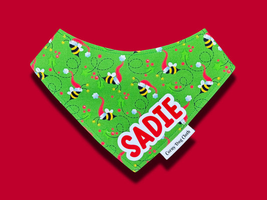 Jingle Bees Custom Bandana