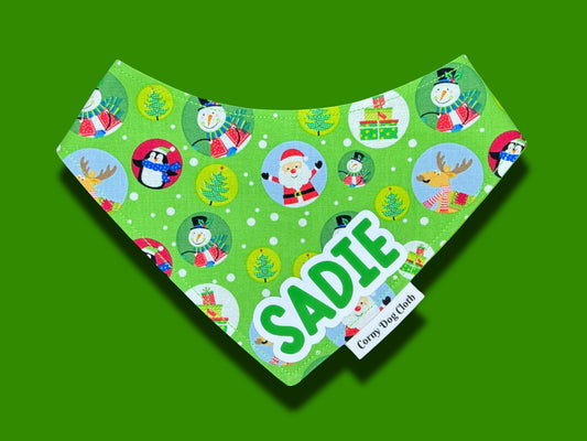 Jolly Green Pup Custom Bandana