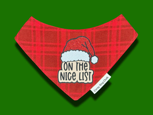 On the Nice List Red Bandana
