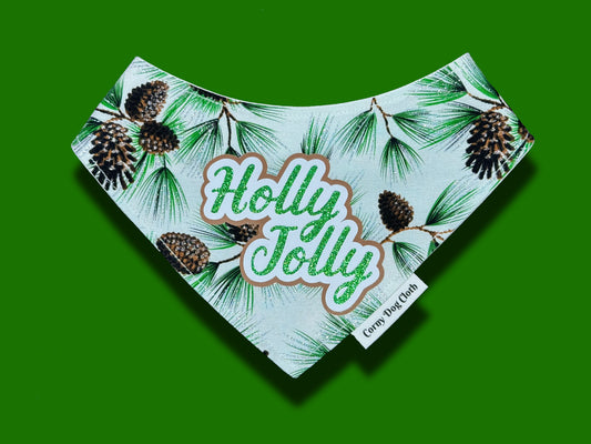 Holly Jolly Glitter Bandana