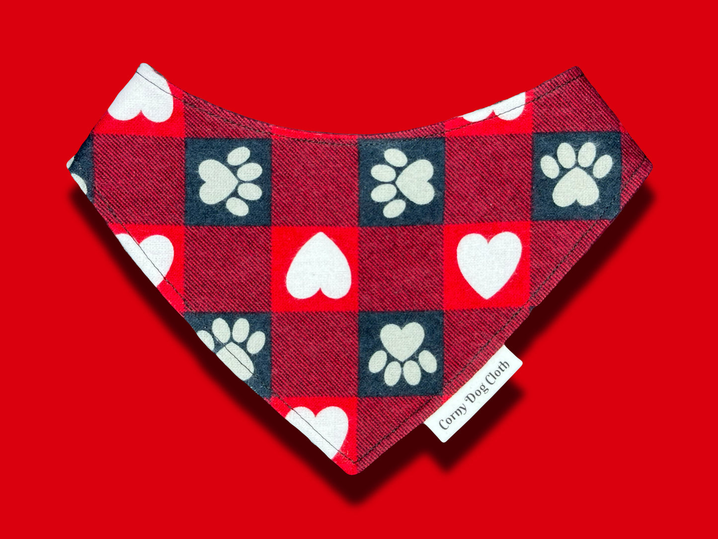 True Love Flannel Custom Bandana