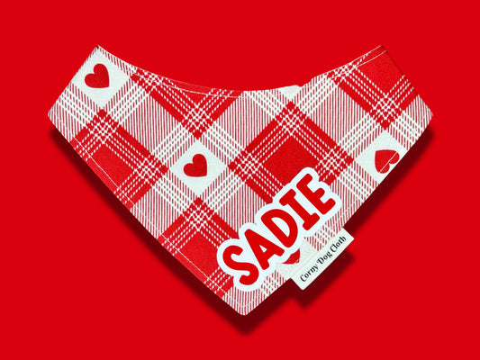 Love at First Bark Custom Bandana