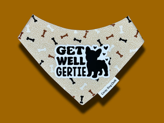 Get Well Gertie Off-White Frenchie Bandana