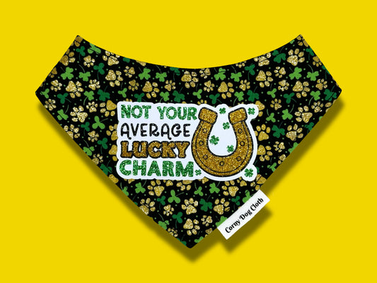 Not Your Average Lucky Charm Glitter Bandana