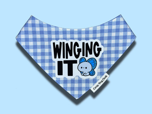 Winging It Blue Bandana