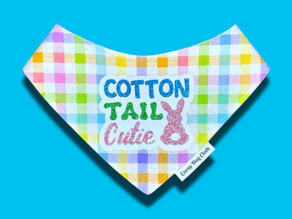 Cotton Tail Cutie Glitter Bandana