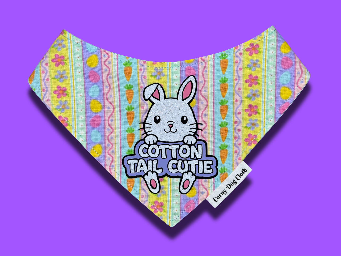 Cotton Tail Cutie Striped Bandana