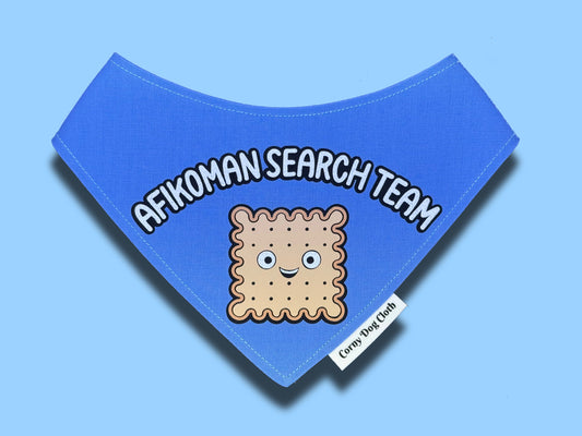 Afikoman Search Team Baby Blue Bandana