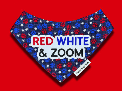 Red, White and Zoom Bandana