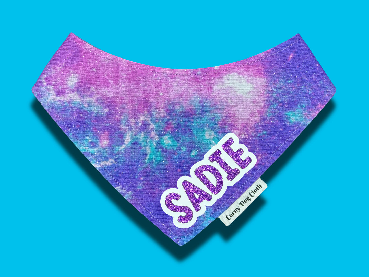 Milky Way Custom Glitter Bandana