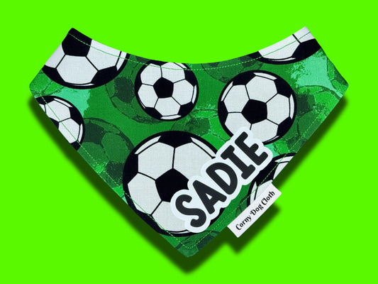 Pup Soccer Custom Bandana